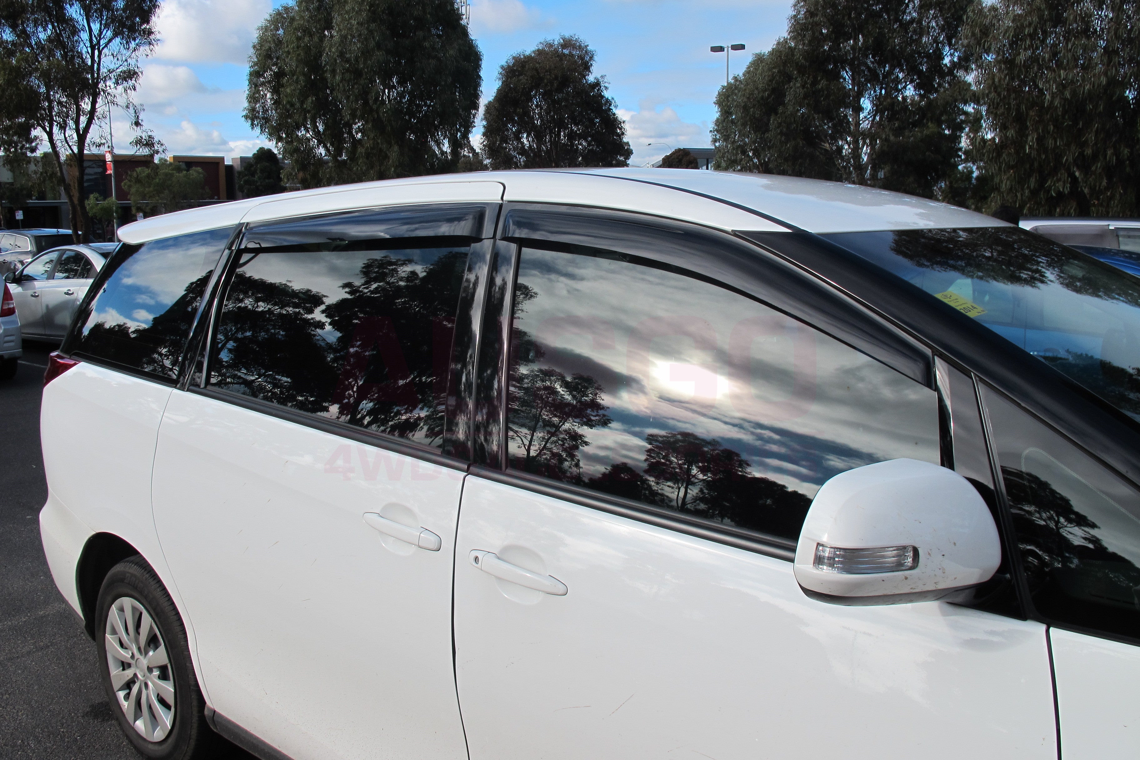 Weather Shields for Toyota Estima 2006-2019 - Rain Guards & Window Deflectors for Wind & Rain Protection - Perfect for All-Weather Driving & Outdoor Adventures