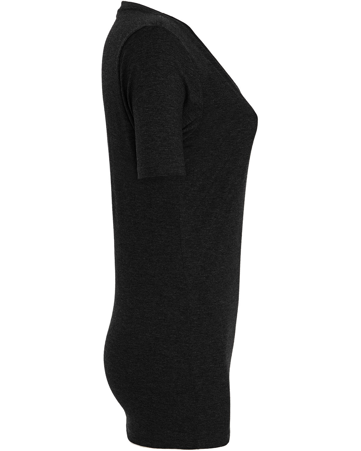 Bella + Canvas 6405CVC Women's Relaxed Fit Heather CVC Jersey V-Neck T-Shirt - Soft Casual Tee for Everyday Wear, Gym, and Layering
