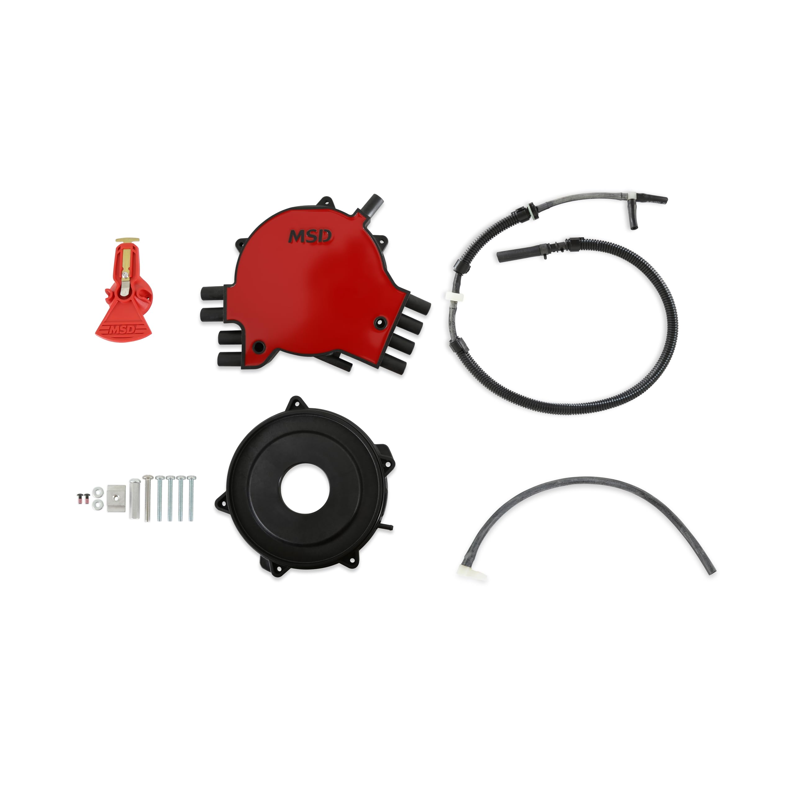 MSD 8481 Distributor Cap and Rotor Kit - Compatible with Chevy, Ford, Dodge | High-Performance Ignition Replacement Parts | Perfect for Engine Tune-Ups & Performance Upgrades