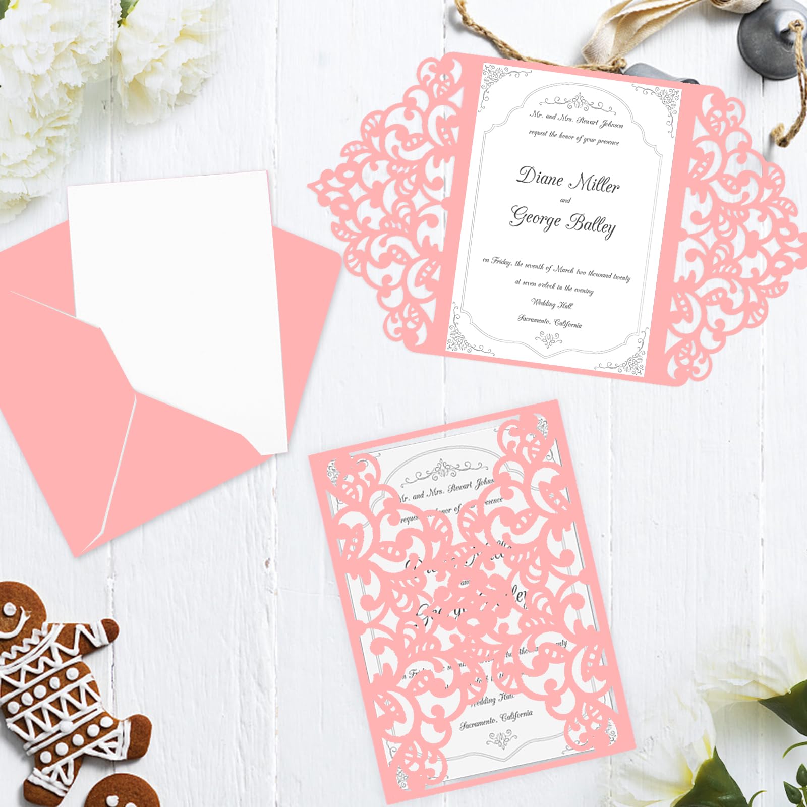 50 Pack Pink Cardstock Paper 8.5 x 11 Inches, 65lb Heavyweight - Premium Pink Card Stock for Printing, Arts & Crafts, Scrapbooking, Invitations, Greeting Cards, Business Presentations and DIY Projects - Vibrant Color for Creative Designs