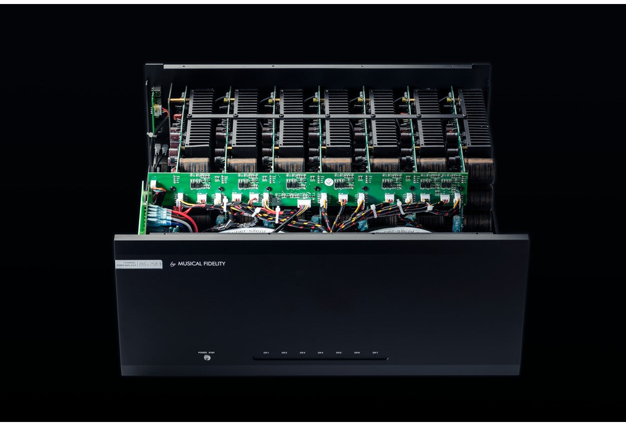 Musical Fidelity M6X 250.7 7-Channel Power Amplifier - High-End Home Theater Audio System for Movies & Music