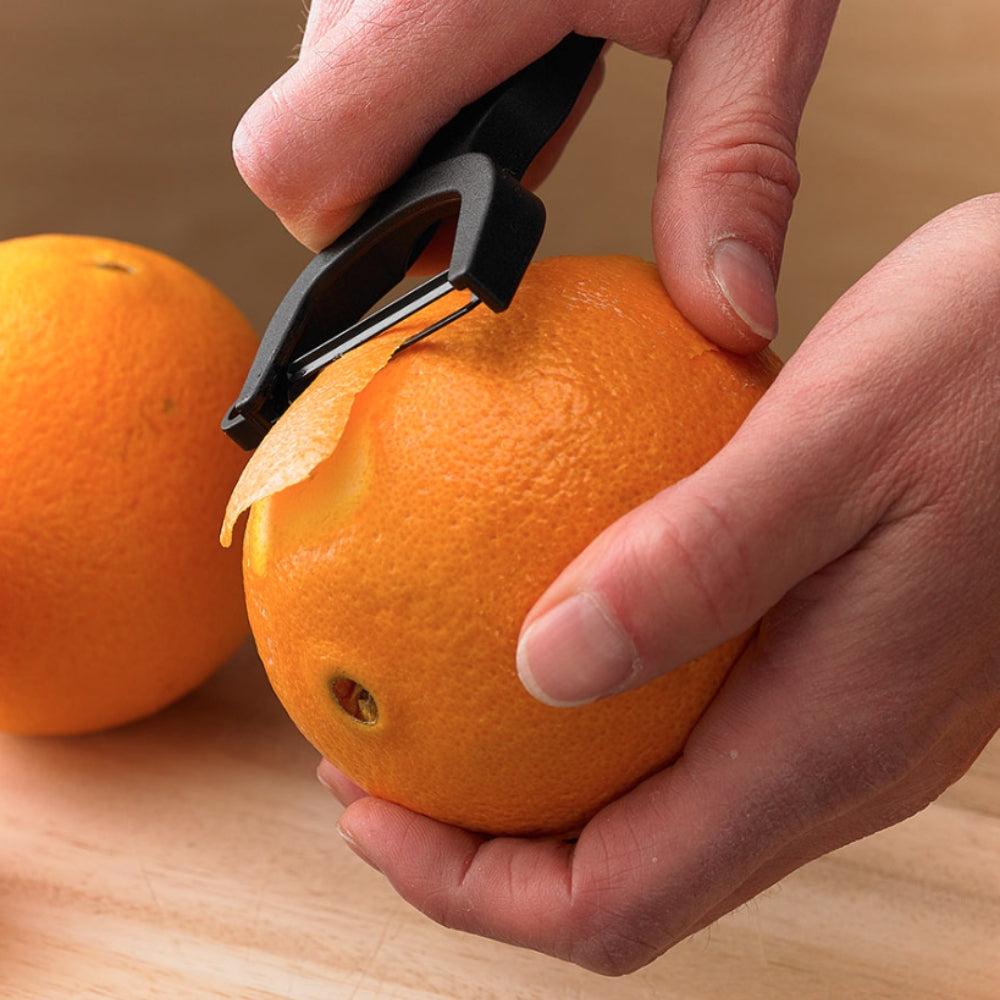 Premium Mercer Culinary 4-Inch Vegetable Peeler - Ergonomic Stainless Steel Blade for Peeling Fruits & Vegetables - Perfect for Kitchen, Camping & Meal Prep