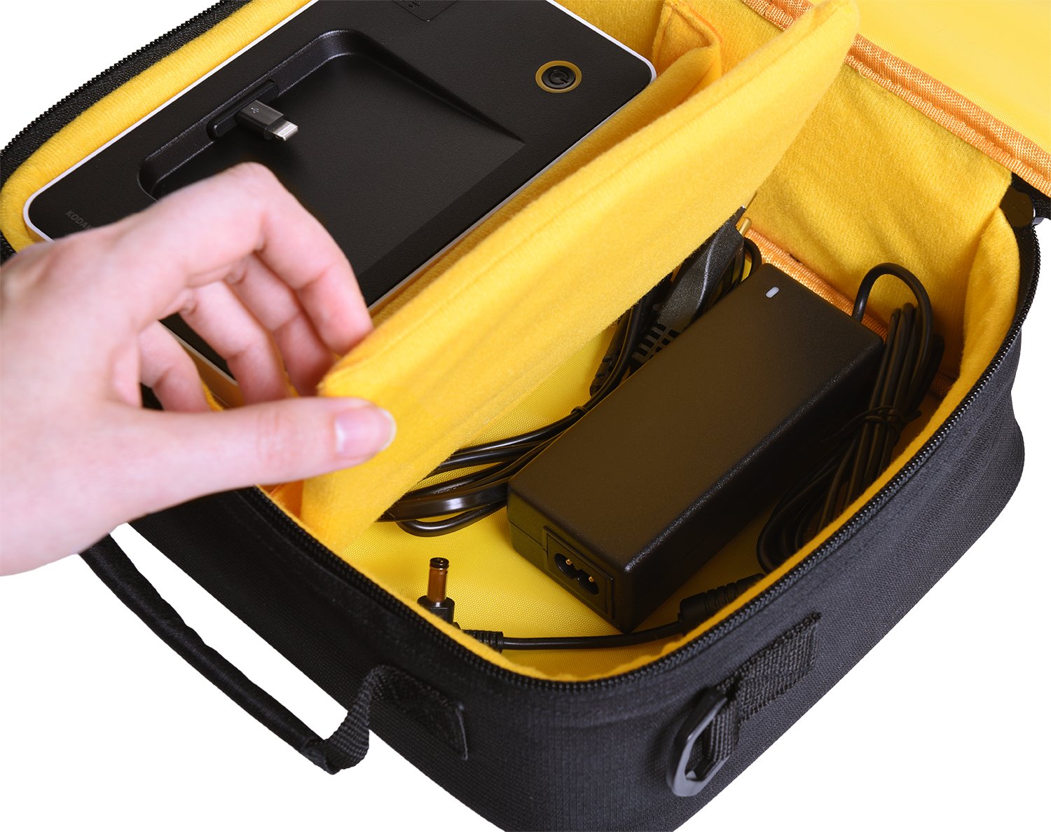 Ritz Gear Deluxe Padded Photo Printer Case with Carrying Strap - Protective Storage for HP Sprocket Studio & Studio Plus Printers | Perfect for Travel, Home & Office Use