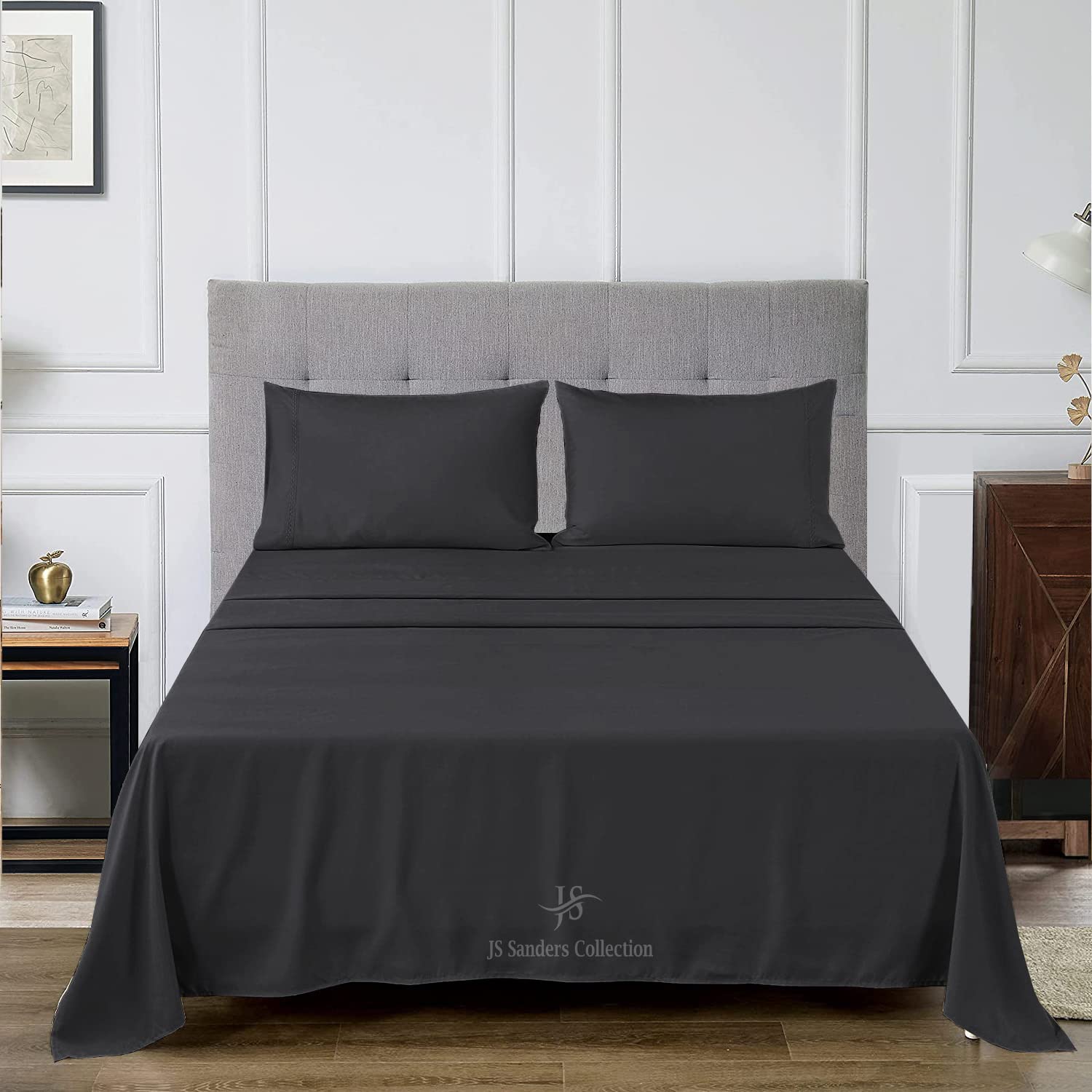 Luxury 100% Egyptian Cotton Alaskan King Sheet Set (108x108) - 1000 Thread Count, 18