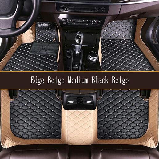Edge beige medium black beige mats