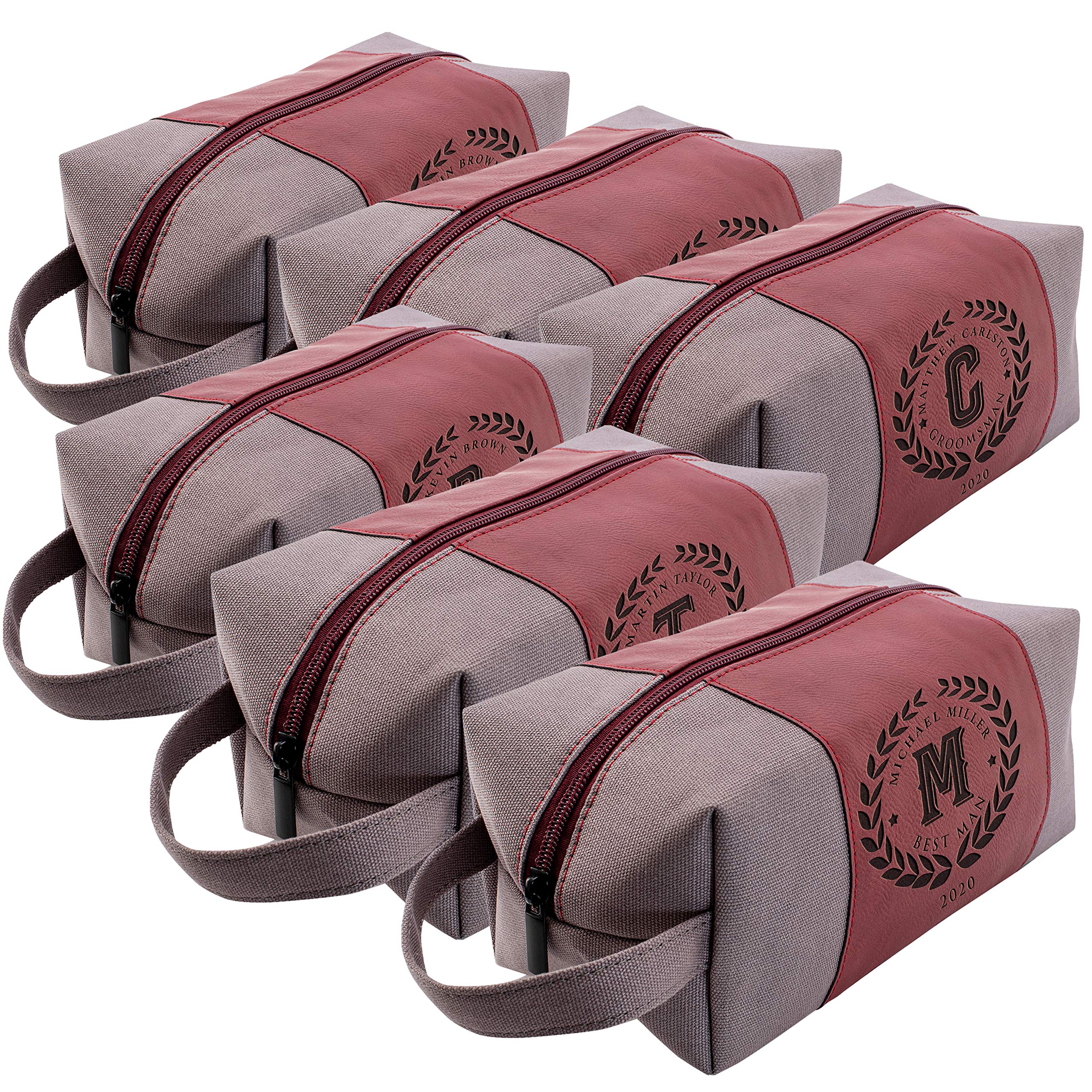 Custom Personalized Groomsmen Toiletry Bags - Unique Wedding Gifts for Groomsmen - Perfect for Bachelor Parties & Destination Weddings