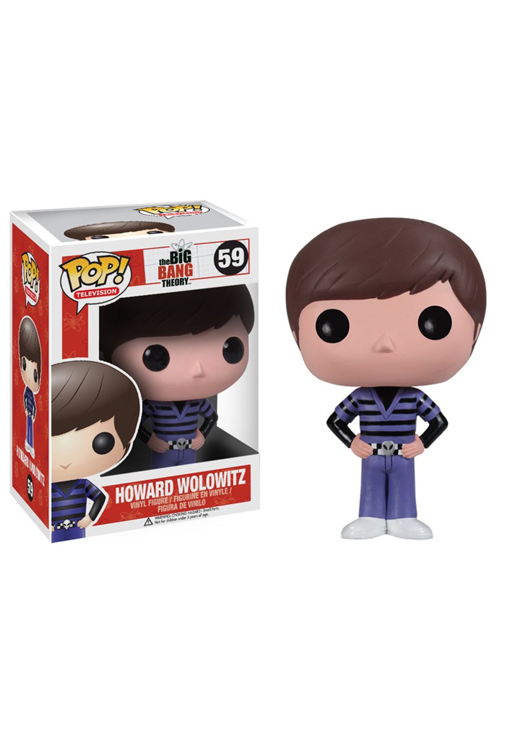 Funko POP Television: Howard Vinyl Collectible Figure - Perfect for Office Desk Decor, TV Show Fans Gift, and Pop Culture Collectors Display