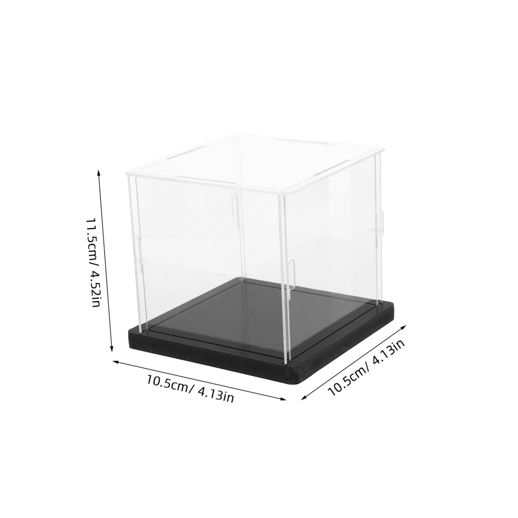 1 Set Clear Transparent Baseball Display Case - Tabletop Baseball Holder with High Clarity for Collectibles, Perfect for Showcasing Baseballs in Home, Office, or Sports Memorabilia Collections