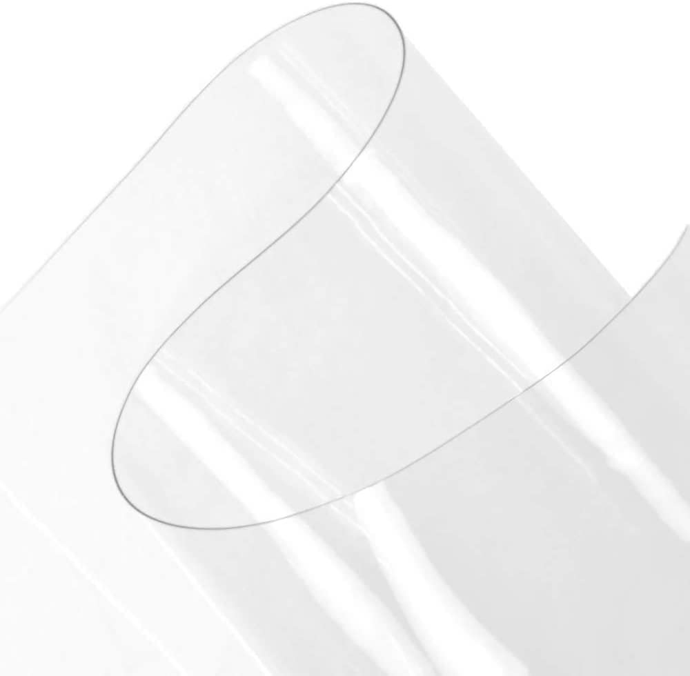 30-Gauge Clear Vinyl Multipurpose Fabric - 54-Inch Wide Waterproof Material for DIY Projects, Tablecloths, Upholstery & Crafts - 1-20 Yard Rolls (10 Yards) - Perfect for Home Decor, Outdoor Covers & Protective Applications