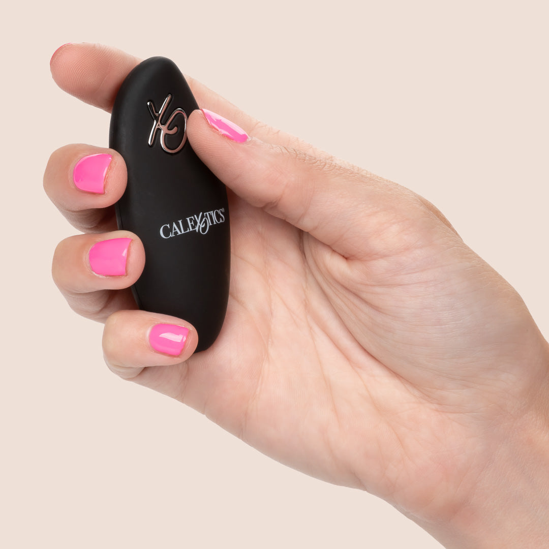 CalExotics Lock N Play Remote Panty Teaser - Rechargeable Silicone Vibrating Panty for Couples Play | Discreet Wear Under Clothes | Perfect for Date Night & Spicing Up Relationships
