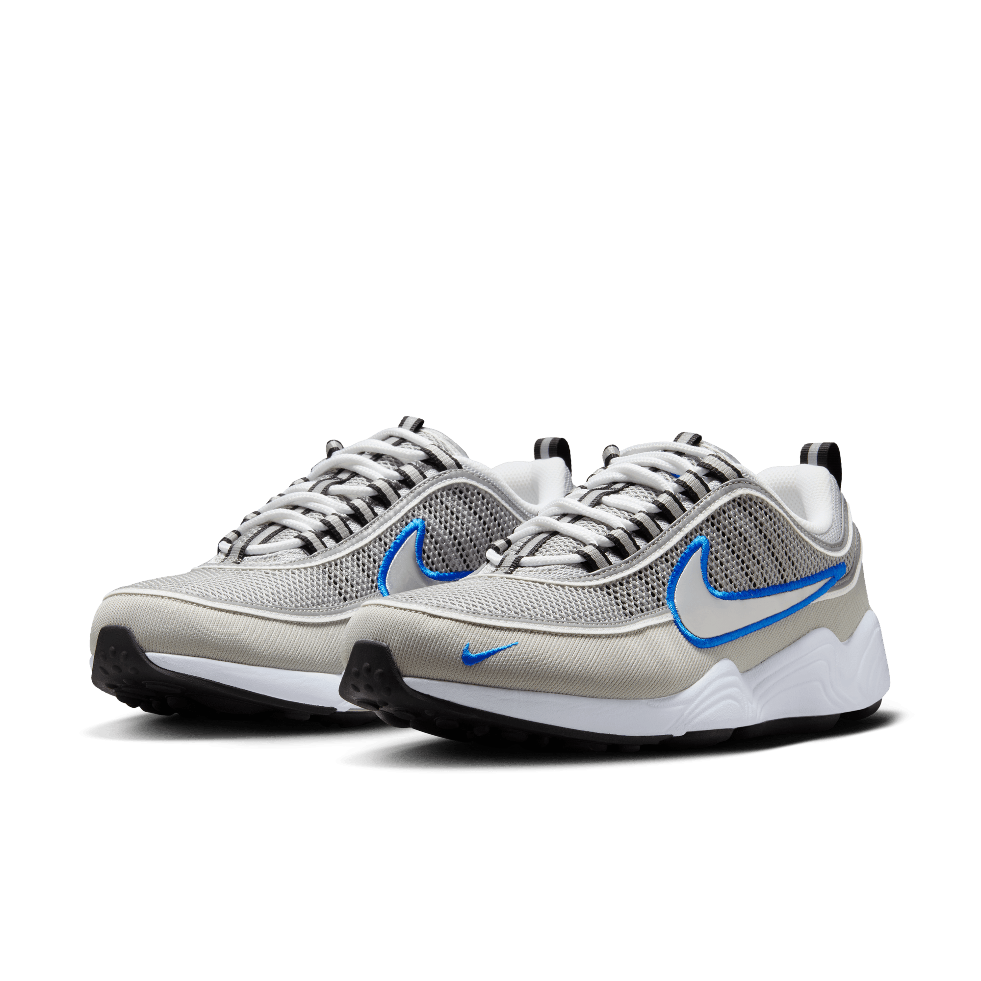 Nike Air Zoom Spiridon Running Shoes - Metallic Silver - Lightweight & Cushioned for Men's & Women's Jogging, Gym Workouts & Casual Wear