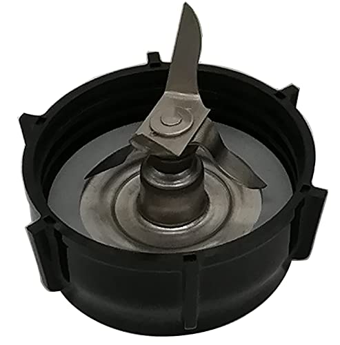 Stainless Steel Ice Crushing Blades for Oster Blenders - 4 & 6 Point Replacement Blades with Fusion Bottom Cap Screw & 2 Mini Cups - Compatible with Oster Classic Series & Osterizer Blenders - Perfect for Smoothies, Cocktails & Frozen Drinks