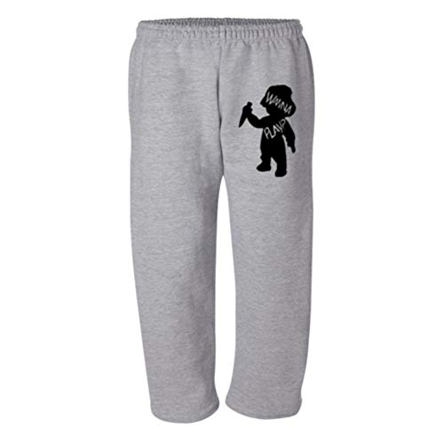 Chucky Child's Play 'Wanna Play?' Horror Movie Sweatpants - Soft & Comfortable for Halloween Costumes & Cosplay