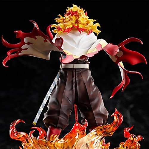 Aniplex Demon Slayer: Kimetsu no Yaiba Kyojuro Rengoku 1/8 Scale Figure - Flame Hashira Collectible Statue for Anime Fans & Home Decor