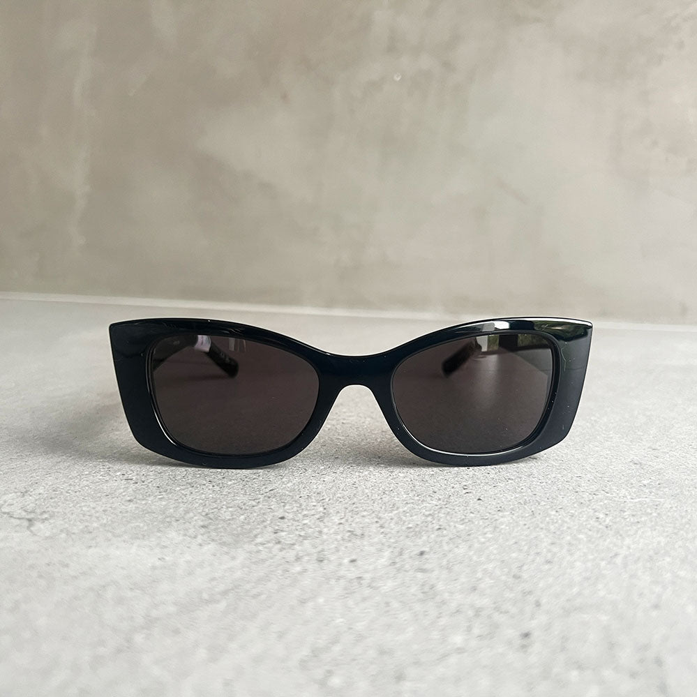 SL SL593 Classic Black Acetate Sunglasses - UV Protection, Polarized Lenses for Driving, Outdoor Sports & Fashion