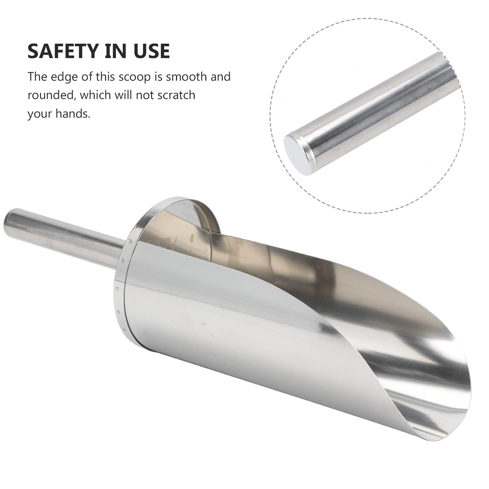 1pc Multi-Function Stainless Steel Spatula - Food Scooper, Ice Shovel, Kitchen Scoop for Cooking, Baking & Serving - Durable Metal Scoop for Ice Cream, Cake, Salad & More
