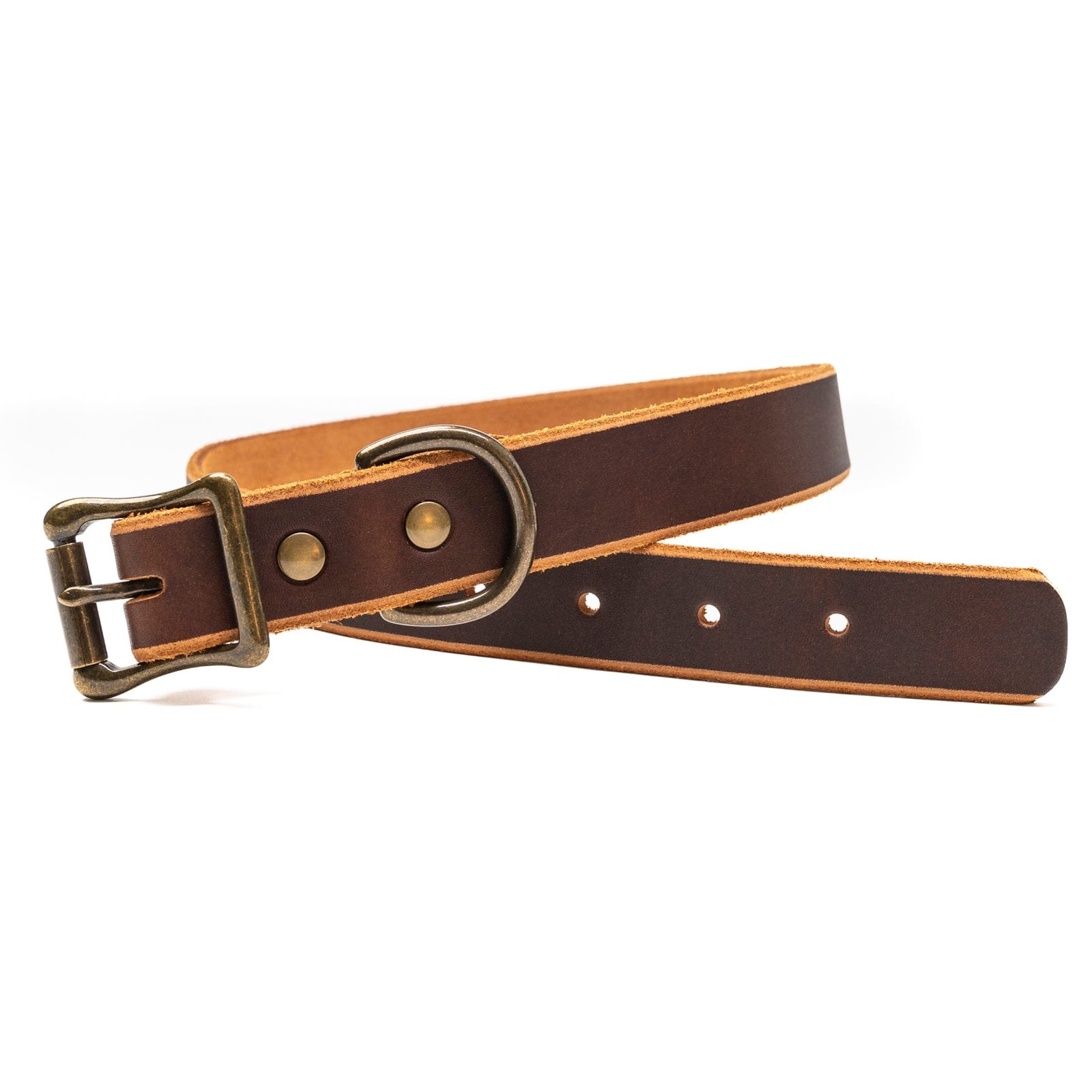 Premium Genuine Leather Dog Collar - Adjustable & Durable Pet Collar for Small Medium Large Dogs - Perfect for Walking, Training & Outdoor Adventures