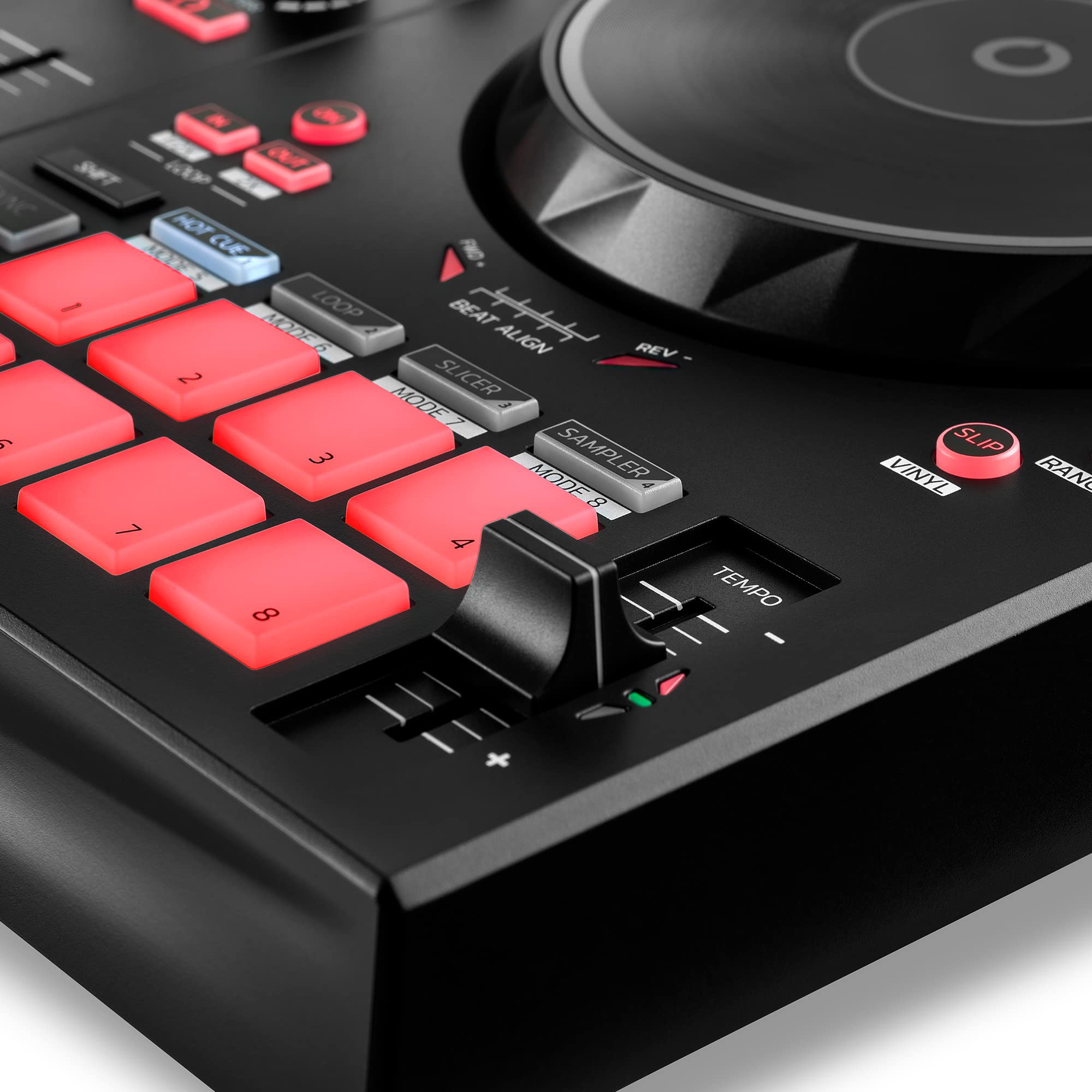 Hercules DJ Controller 4780944 - Professional USB DJ Mixer for Serato DJ, Perfect for Clubs, Parties & Home DJing