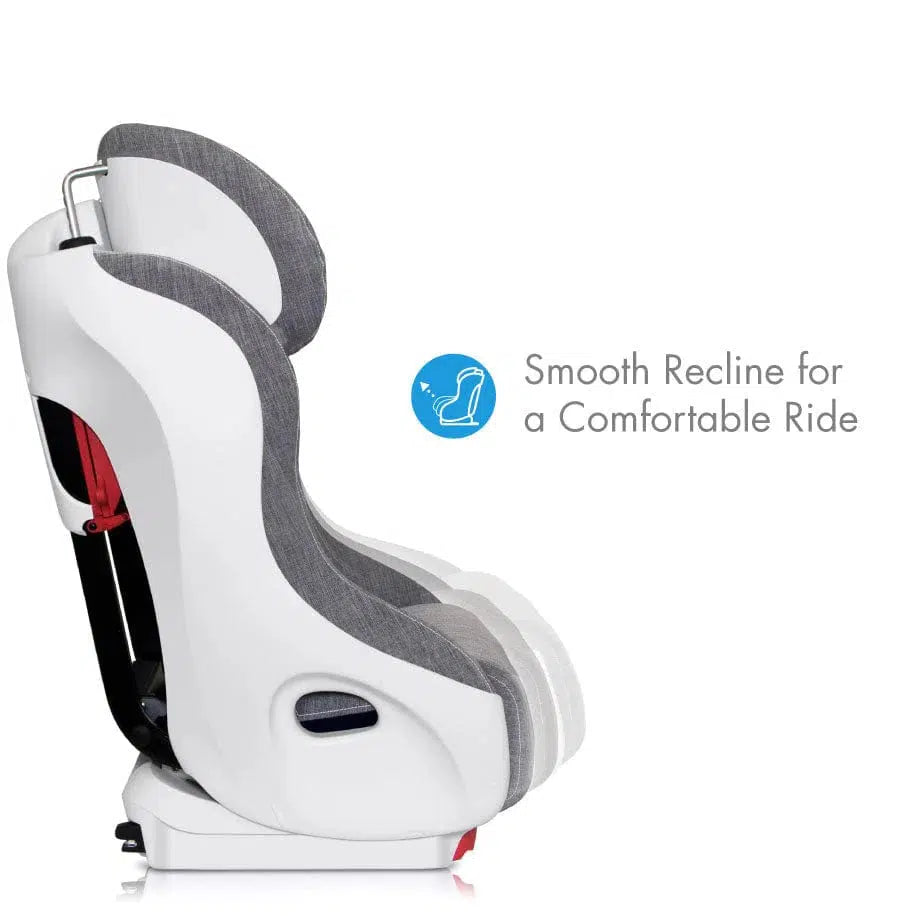 Clek Foonf Convertible Car Seat - Mammoth Ziip (Merino Wool & TENCEL Blend) | Premium Safety Car Seat for Babies & Toddlers | Perfect for Family Road Trips & Daily Commutes
