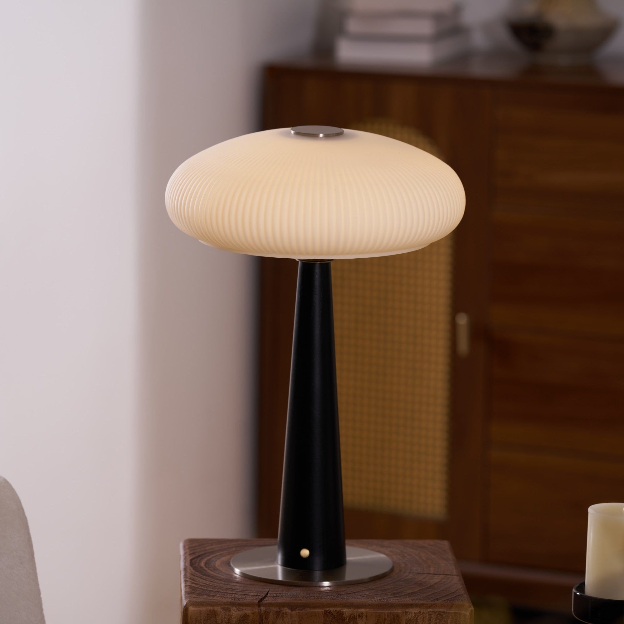 Aeruno Modern LED Table Lamp - Adjustable Brightness & USB Charging Port for Bedroom, Office & Living Room - Perfect for Reading, Working & Relaxing