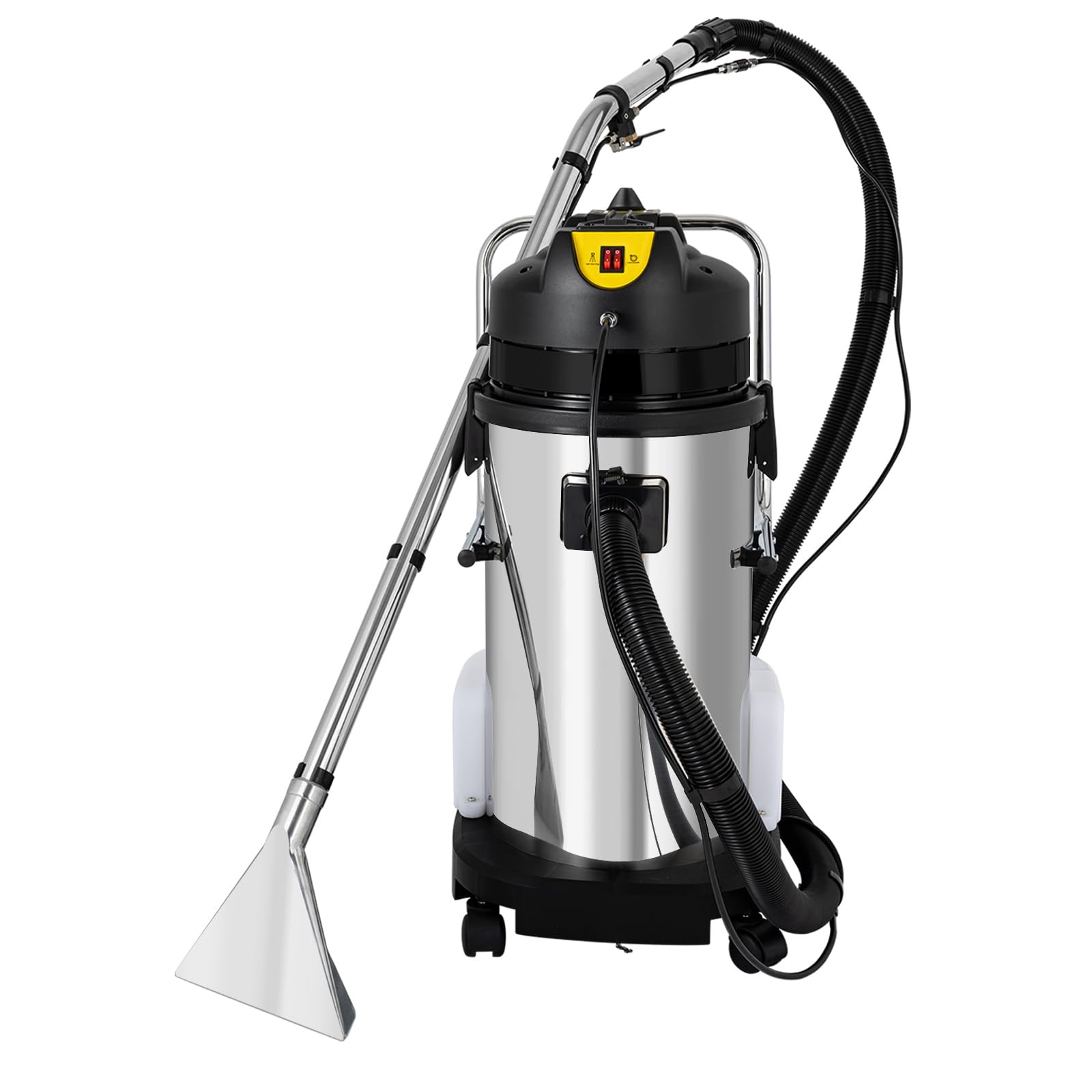 11 Gallon Commercial Carpet Cleaner Machine - 1034W Heavy Duty Carpet Shampooer & Extractor for Deep Cleaning Carpets, Sofas, Curtains - Ideal for Car Detailing, Home & Office Steam Cleaning