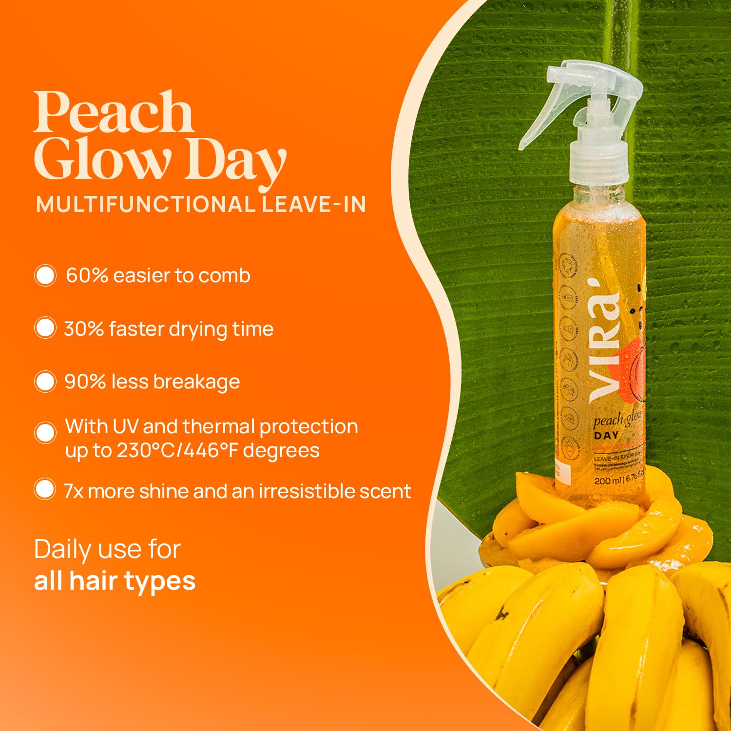 Brazilian Shampoo and Conditioner Set for Dry Damaged Hair - Deep Moisturizing Hair Mask & Leave-In Treatment Kit - Anti Frizz Repair for Shiny Soft Hair - 3 x 6.76 fl oz - Perfect for Daily Hair Care & Salon-Quality Results at Home