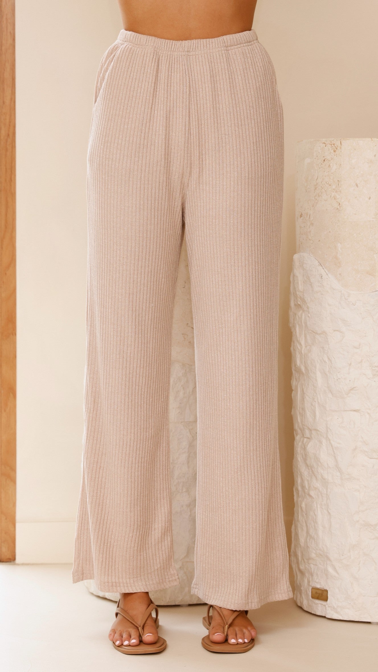 Stylish Madian Button Up Shirt and Pants Set in Taupe - Perfect for Office Wear, Business Casual & Smart Outfits