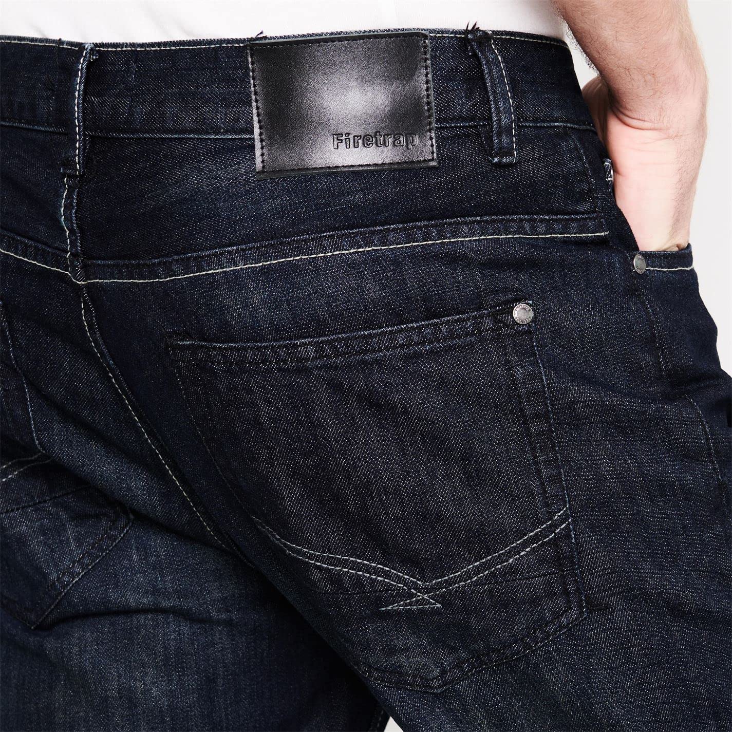Firetrap Men's Tokyo Slim Fit Stretch Denim Jeans - Comfortable & Stylish for Casual Wear, Work, and Night Out