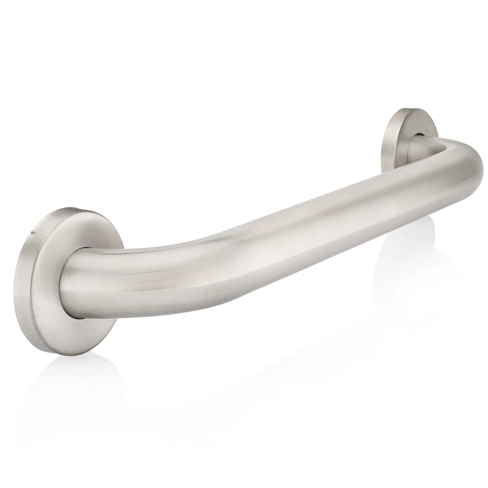 Stainless Steel Grab Bar for Bathroom Safety - 1.5 Inch Diameter, Adjustable Length (12/16/18/24 Inches) - ADA Compliant Shower Handle for Elderly & Disabled - Non-Slip Bathroom Support Bar for Toilet & Tub