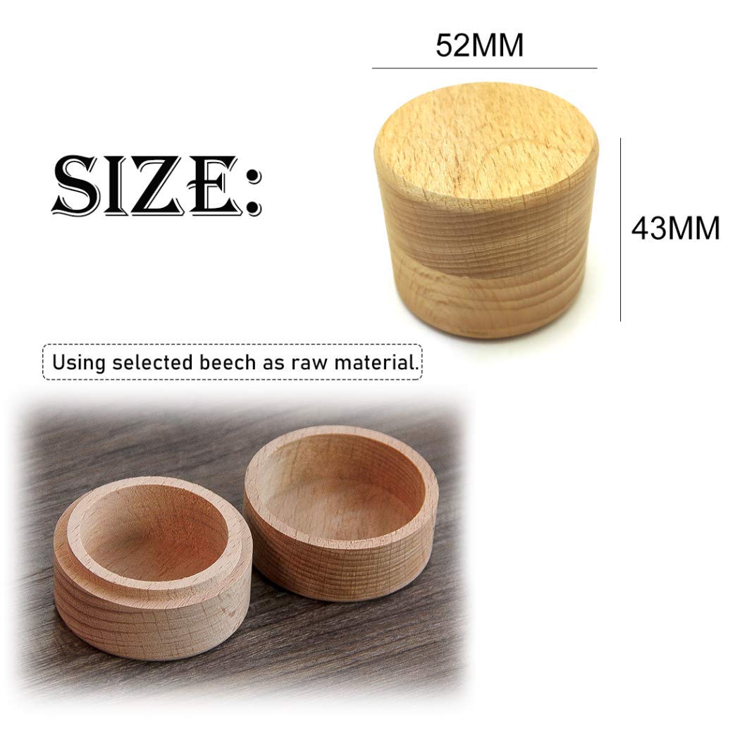 Laser Engraved Wooden Jewelry Box - Handcrafted Ring Necklace Earring Storage Case with Decorative Text Pattern - Perfect Gift for Women, Wedding, Anniversary & Memory Keepsake
