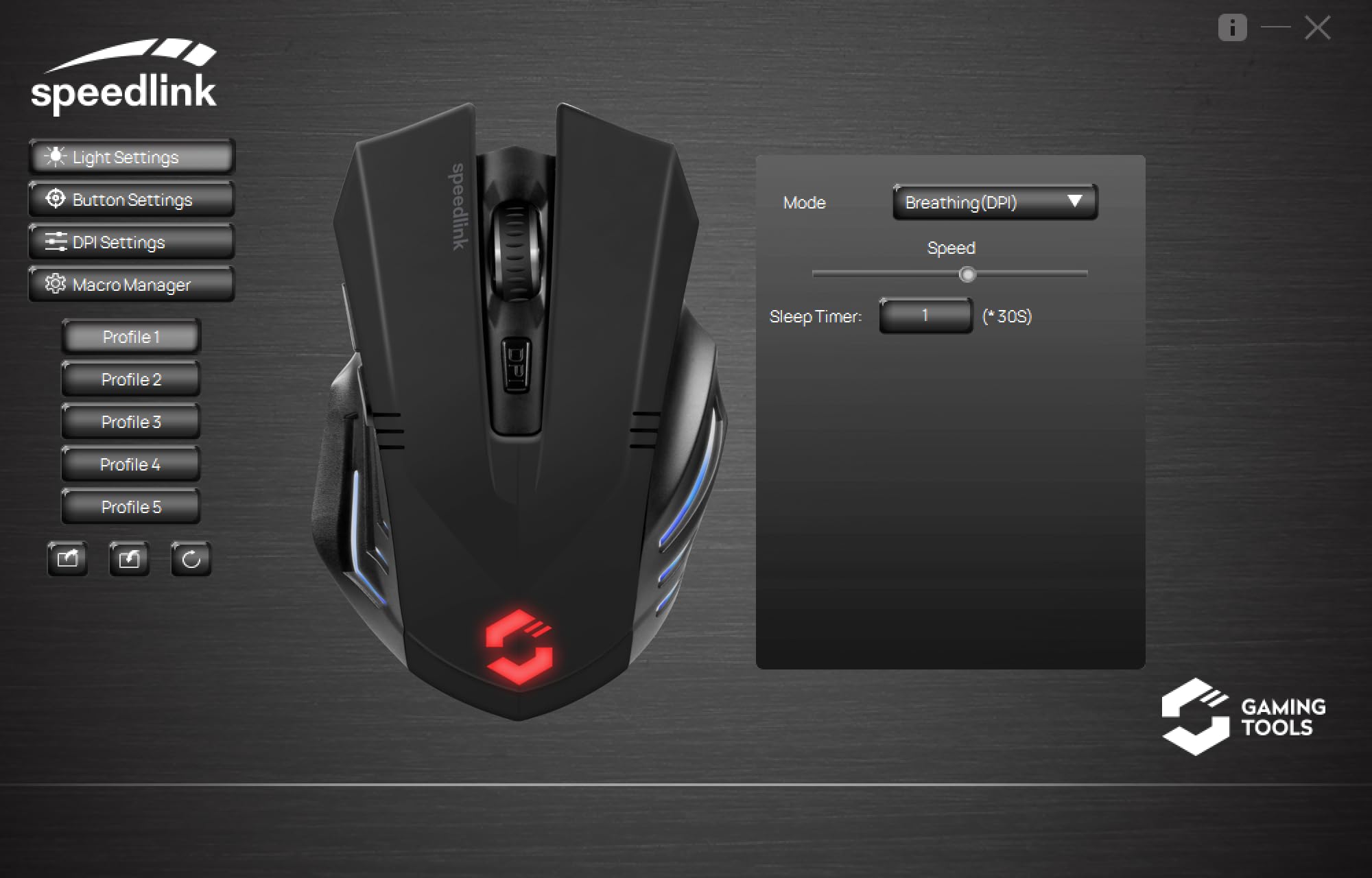 Speedlink FORTUS Wireless Gaming Mouse - 5 Programmable Buttons, LED Lighting, Ergonomic Design for PC & Laptop Gamers - Perfect for FPS, MOBA & MMO Gaming (Black)