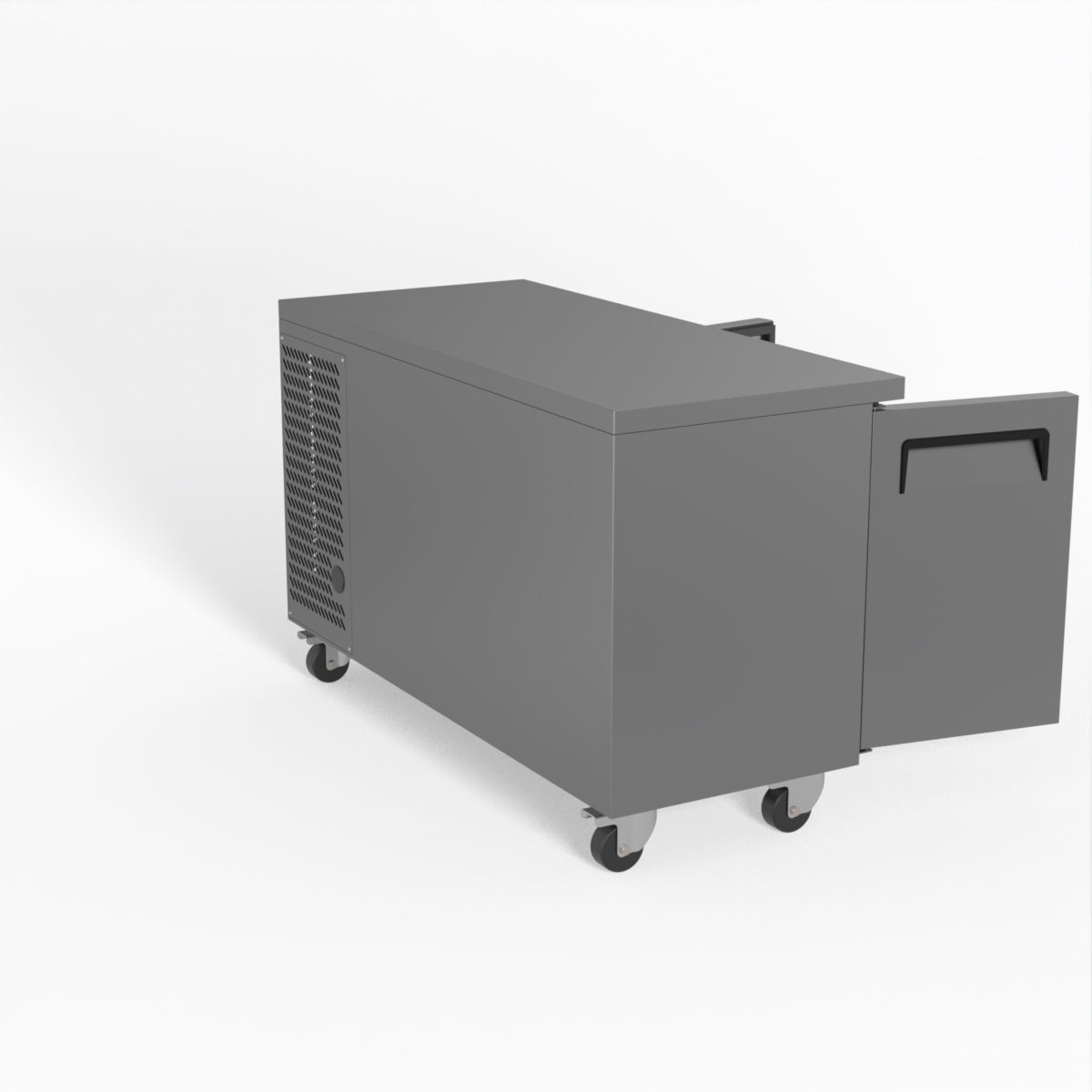 Commercial Refrigerator SLX2100TN - 2 Door Under Counter Fridge for Restaurants, Bars, and Kitchens - Energy Efficient Stainless Steel Worktop Freezer for Food Storage