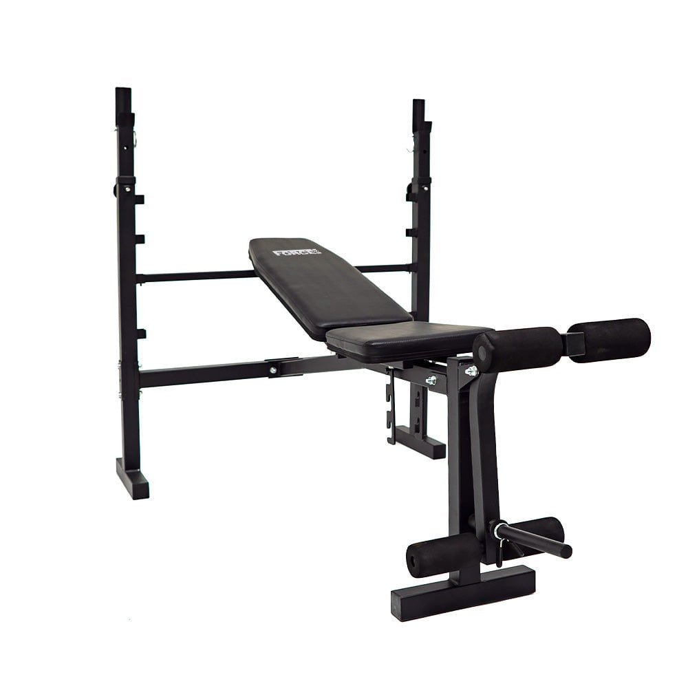Force USA Adjustable Weight Bench for Home Gym - Heavy Duty 3000LBS Capacity, 7 Back Positions & 3 Seat Adjustments - Perfect for Strength Training, Dumbbell Workouts & Full-Body Exercises