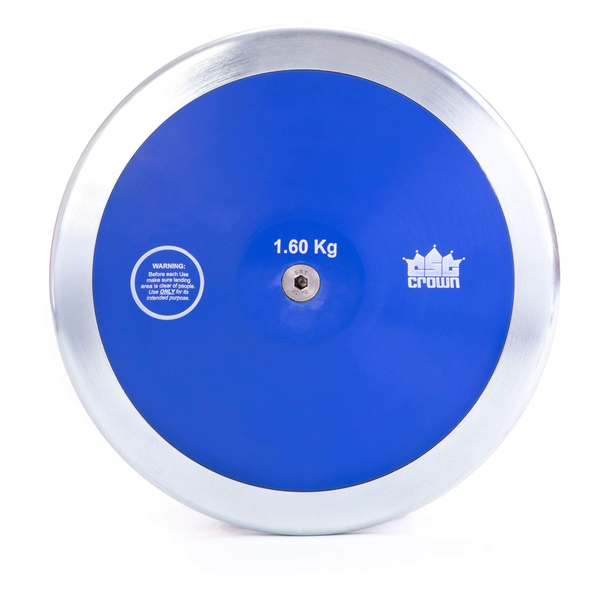 1.6kg High Spin Discus for Track & Field - Official Competition Discus with 80% Rim Weight for High School & College Athletes - Perfect for Outdoor Training, Practice & Track Meets