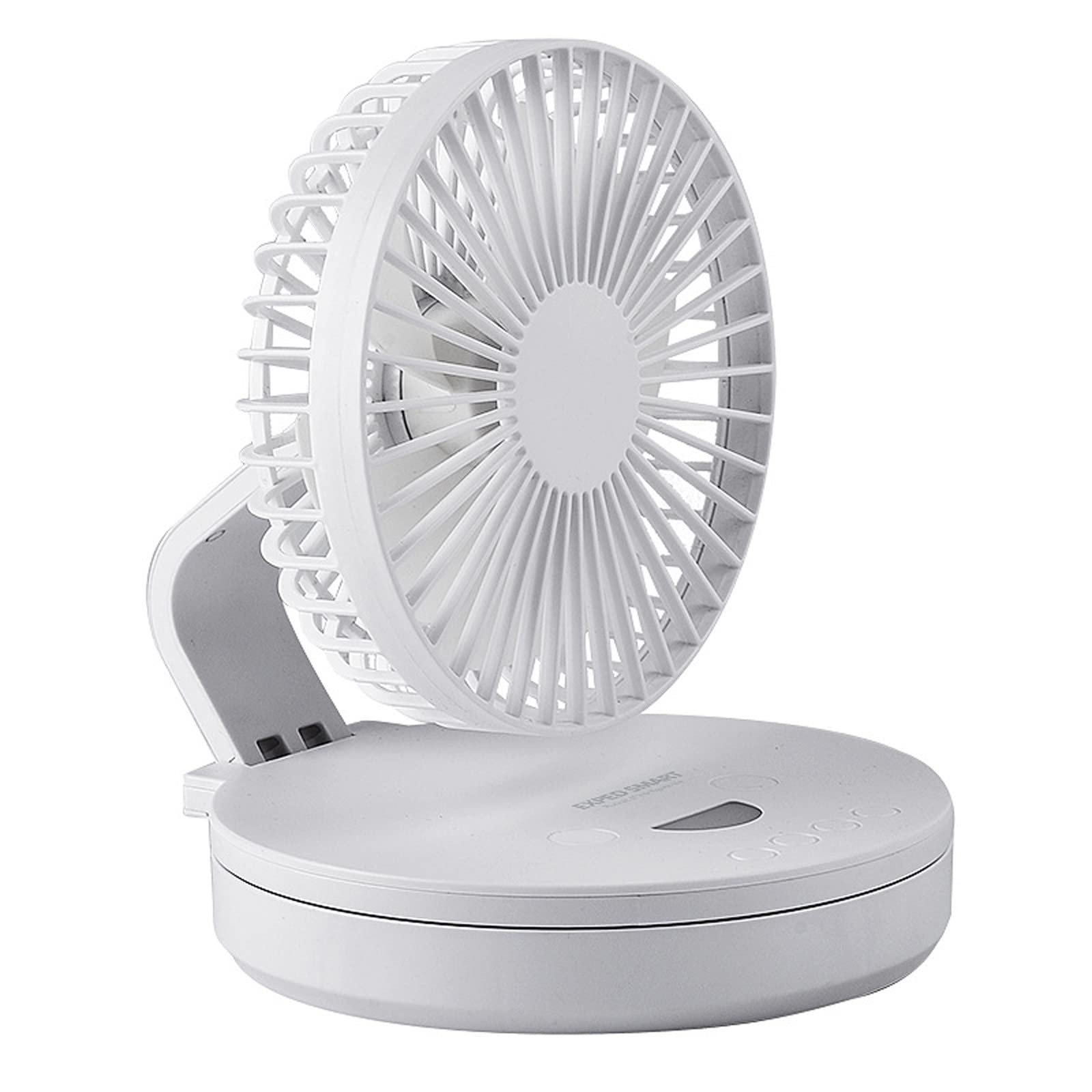 Comigeewa USB Powered Mini Desktop Shaking Head Fan with Night Light - Automatic Oscillating Electric Fan for Home, Office & Dormitory Use - Perfect Cooling Solution for Workstations, Study Desks & Bedside Tables