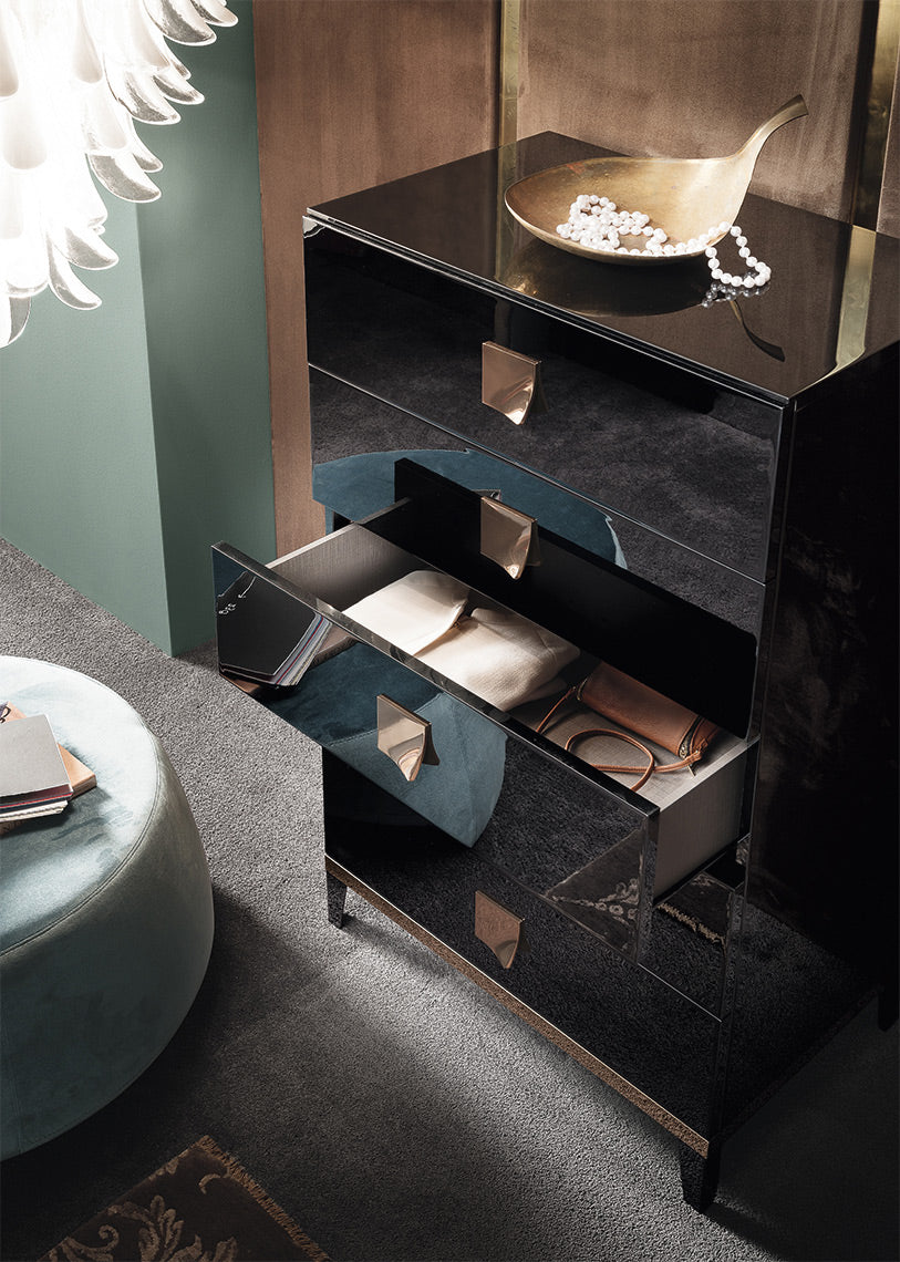 ALF Mont Noir Bedroom Furniture Set - Modern Bed Frame, Nightstand & Dresser for Stylish Home Decor | Perfect for Master Bedroom, Guest Room & Apartment Living