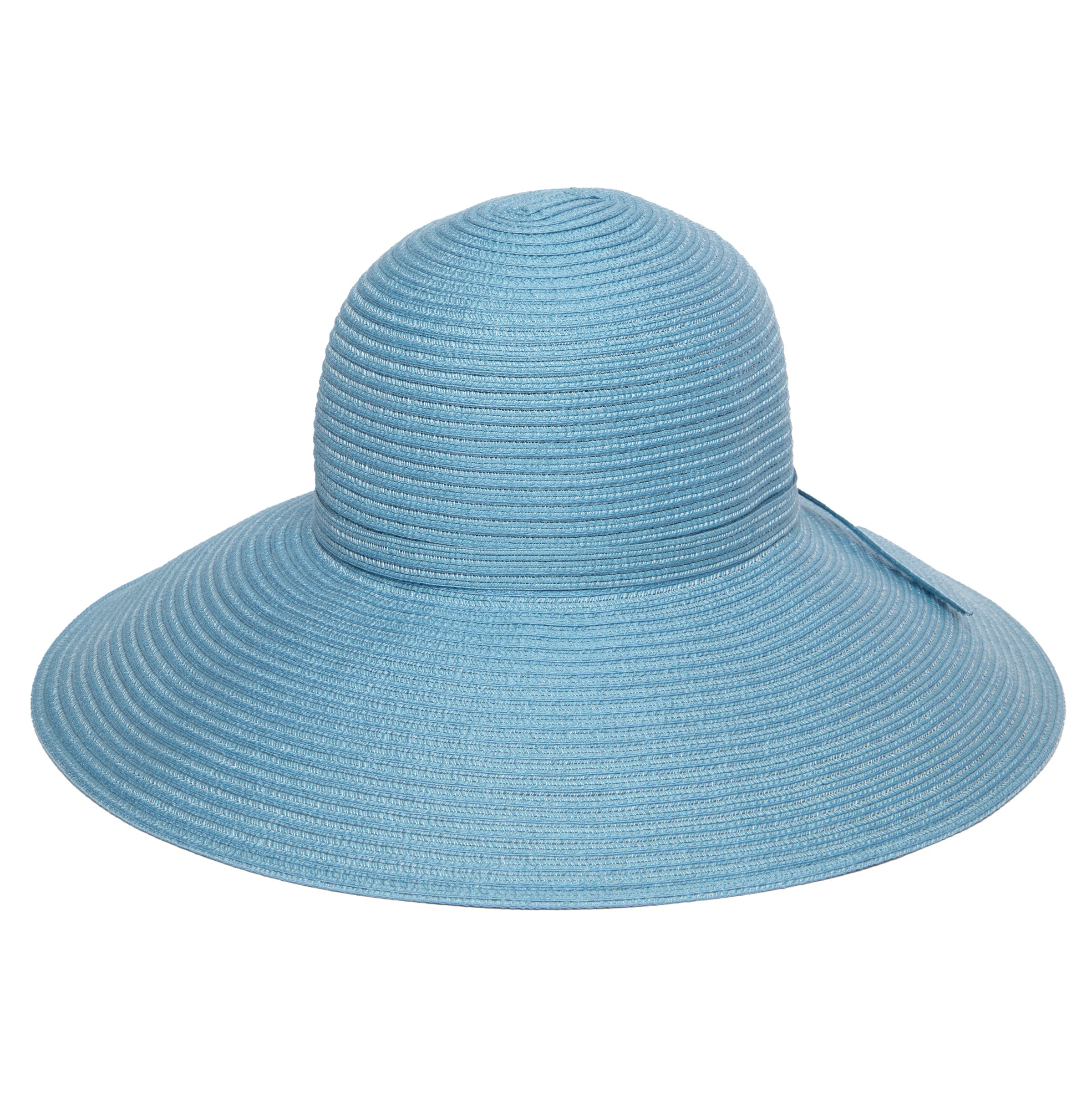 Women's UV Protection Poly Braided Sun Hat - Wide Brim Beach Hat for Summer Outdoor Activities, Travel, and Gardening