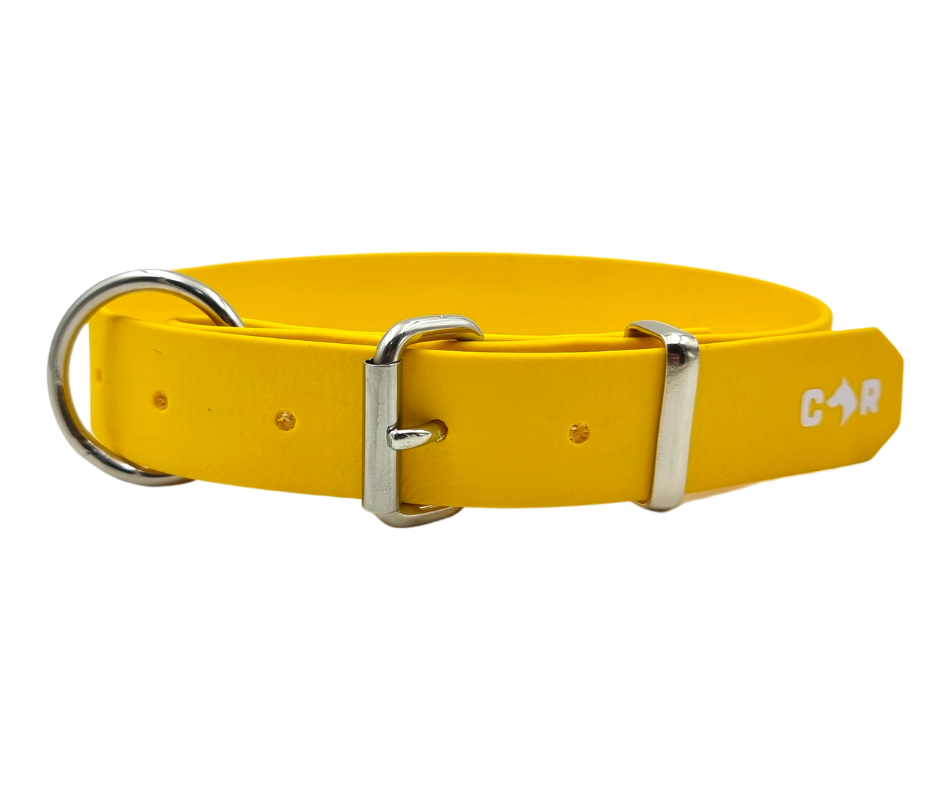 Durable Biothane Dog Collar with Ruff - Adjustable & Waterproof Pet Collar for Training, Hiking & Outdoor Adventures