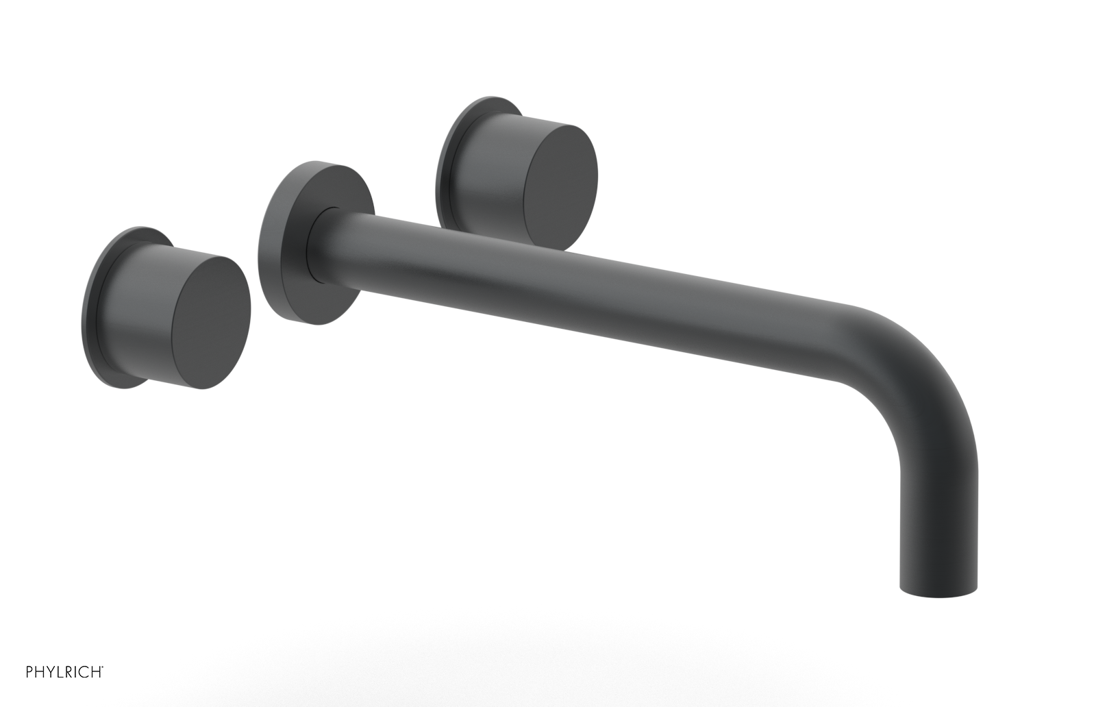 Basic II 10-Inch Wall Tub Faucet Set with Smooth Handles - 230 57 10 - Perfect for Bathroom Renovation and Modern Home Decor