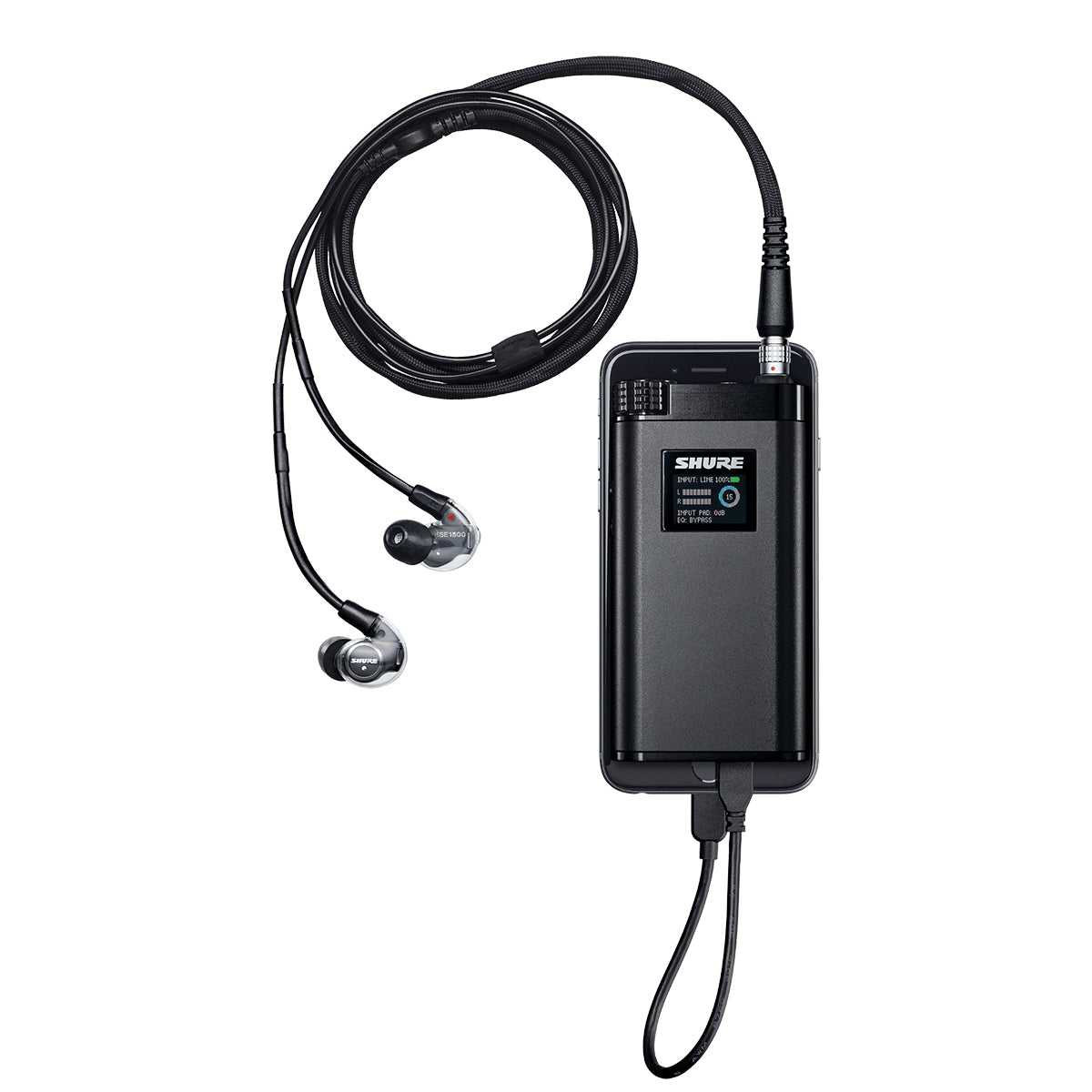 Shure KSE1500 Electrostatic Earphone System - High-End Audiophile Earbuds with Open Box Condition (Discontinued) - Perfect for Studio Recording & Critical Listening