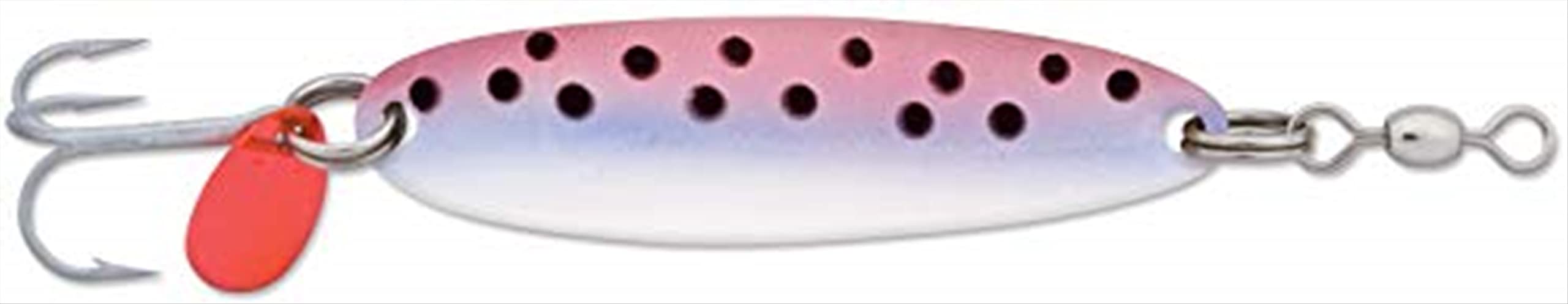 Luhr Jensen 1/6 Krocodile Fishing Lure with Treble Hook - Rainbow Trout Color - Perfect for Freshwater and Saltwater Fishing, Bass, Walleye, and Trout