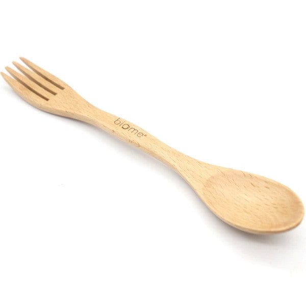 Eco-Friendly Wooden Spork Set - Biodegradable & Reusable Cutlery for Camping, Picnics, Travel, and Zero Waste Lifestyle