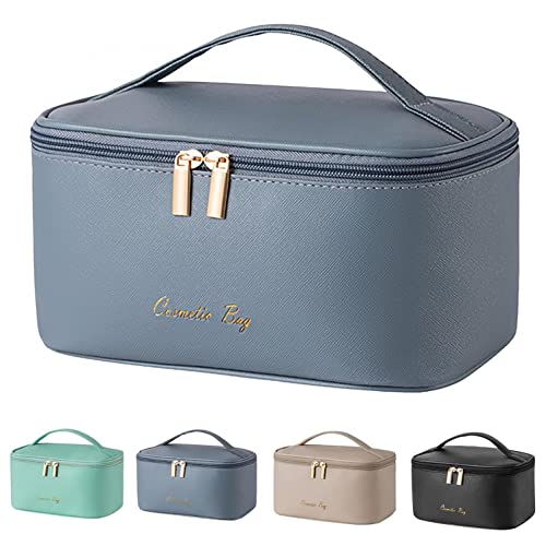 ZITIANY Waterproof Travel Makeup Bag - Portable Cosmetic Organizer with Zipper for Makeup Brushes, Toiletries & Beauty Essentials | Perfect for Vacation, Gym & Daily Use