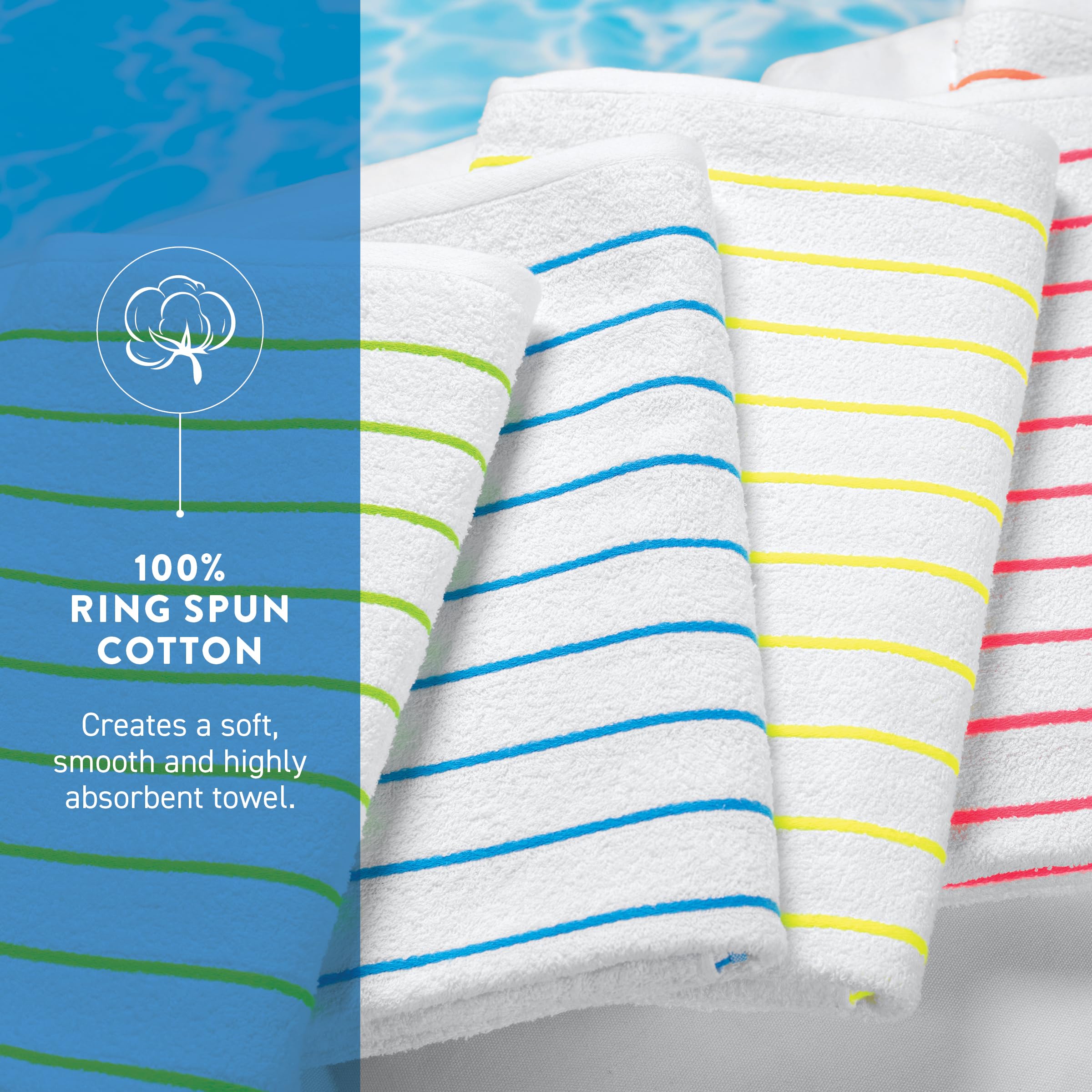 Premium Large Pool Towels for Hotels & Resorts - 30
