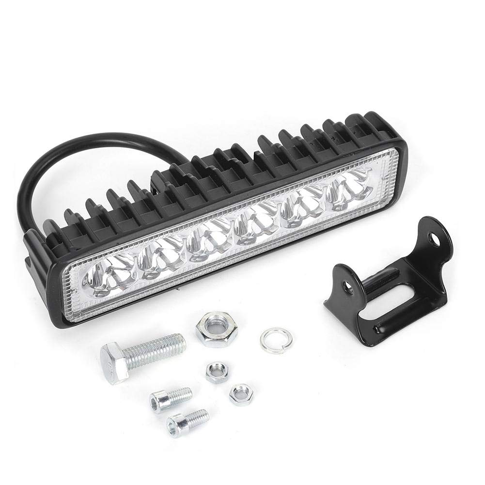 18W 6500K LED Work Light Bar - 1800LM Waterproof 6-LED Off Road Driving Lamp for Cars, Trucks, Motorcycles | Perfect for Night Driving, Camping, Emergency Repairs & Worksite Lighting