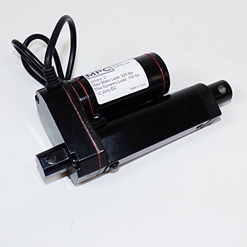 MPC LAD Series 12V Linear Actuator with 2 Inch Stroke - 225 lb Max Load Capacity & Switch Kit Included for RV, Boat, and Industrial Automation Applications