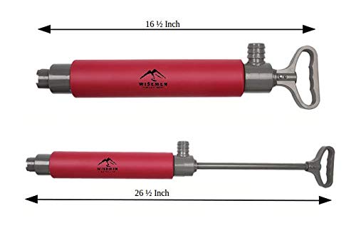 Wisemen Trading Kayak Hand Bilge Pump - Portable Water Bailer for Kayaks & Canoes - Emergency Water Removal for Boating, Fishing, and Outdoor Adventures