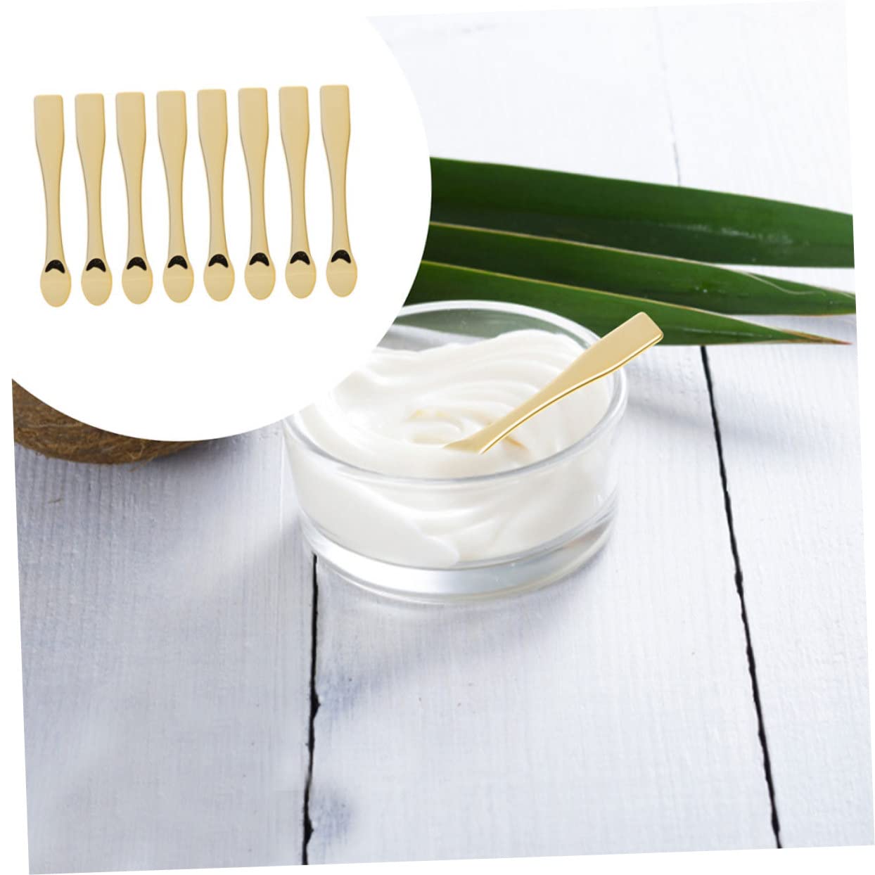 8-Piece Makeup Mixing Spatula Set for Facial Cream & Lotion - Beauty Tools for Skincare & Massage