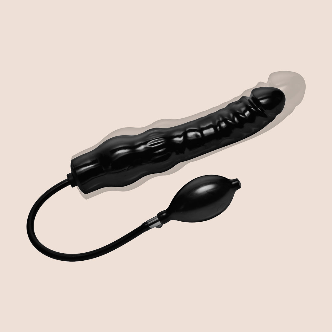 Trinity Inflatable Dildo - 11 Inch Super Realistic Adult Toy for Couples & Solo Play | Waterproof & Body-Safe Material | Perfect for Bedroom Fun, Bachelorette Parties & Spicing Up Relationships