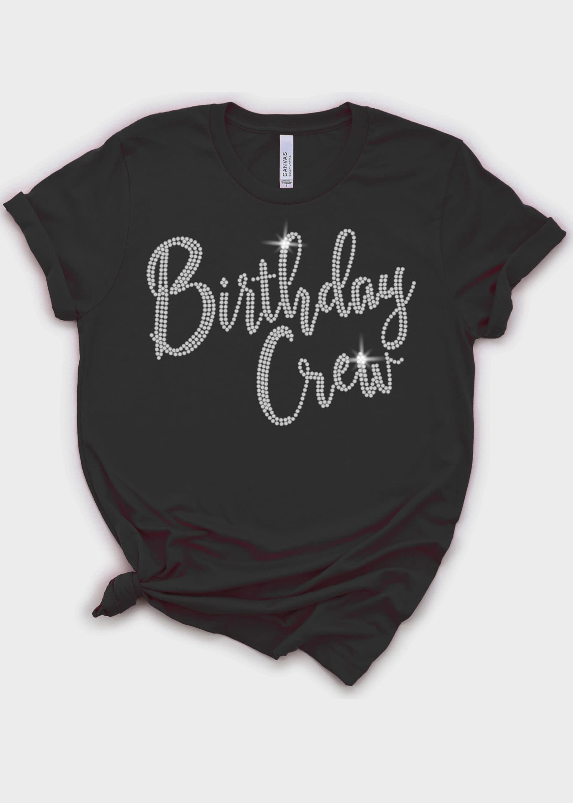 Birthday Queen Shirt Bedazzled - Women's Birthday Tops - Sparkling Birthday Gifts for Her | Perfect for Parties, Celebrations & Special Occasions